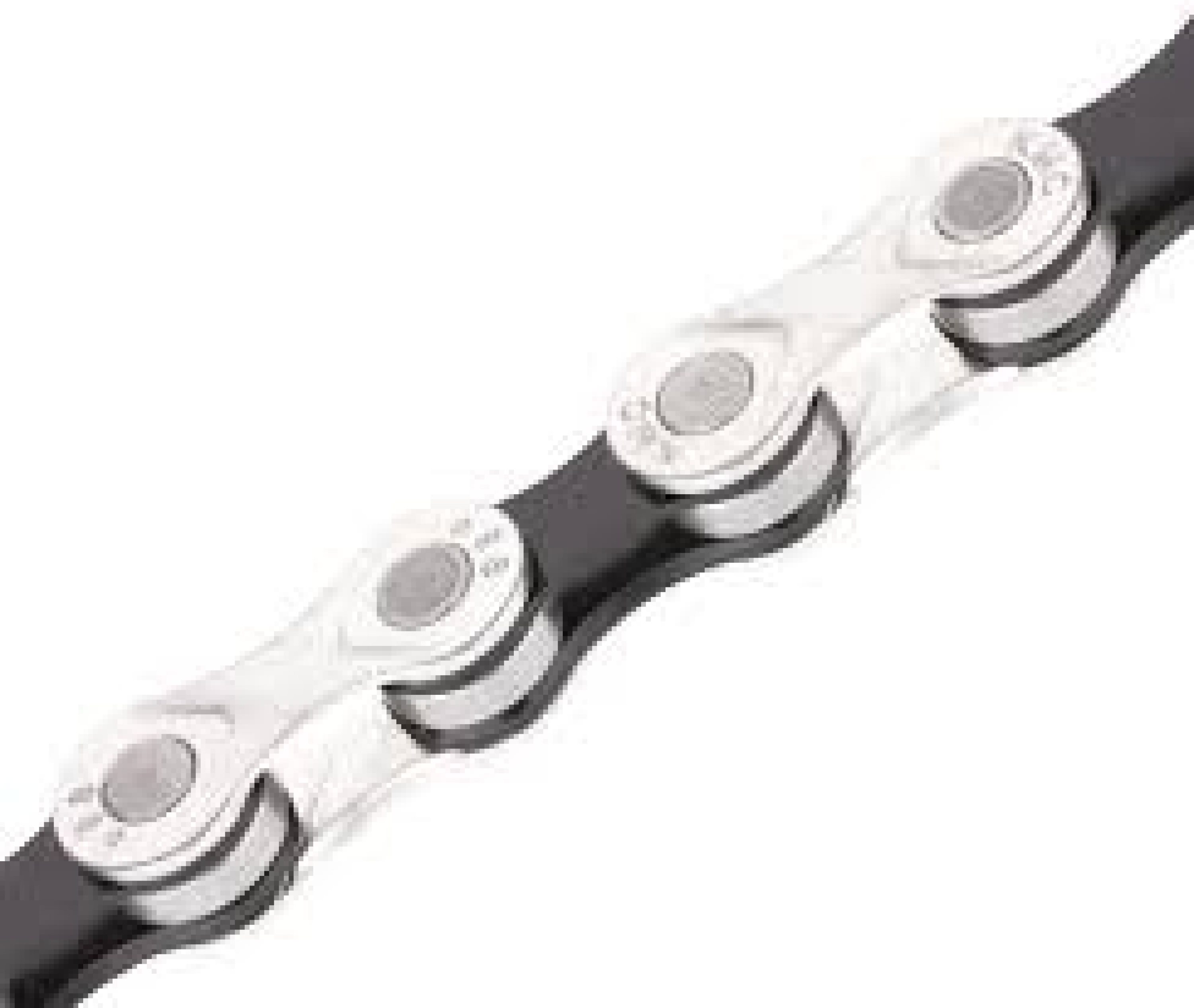 KMC Kette, X12, silver/black, 126 Glieder
